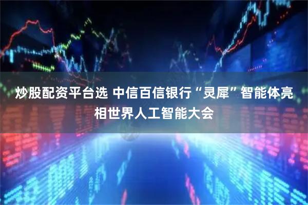 炒股配资平台选 中信百信银行“灵犀”智能体亮相世界人工智能大会